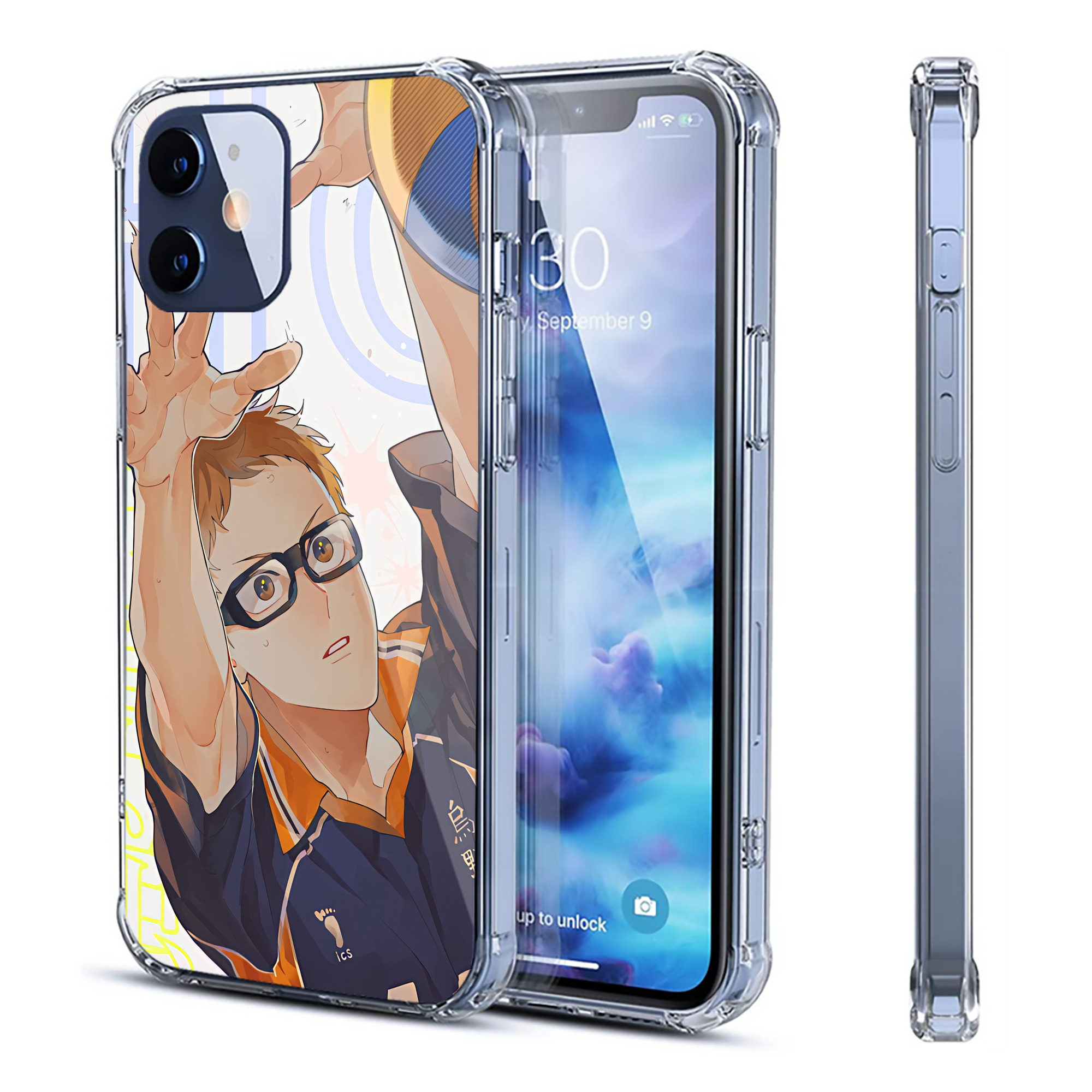 （画像用） ハイキュー!! Haikyu!! 【iPhone 12シリーズ対応】透明スマホケース（クリアソフトケース）